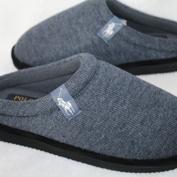 NEW POLO RALPH LAUREN MEN'S CLOG SLIPPERS BLUE - Picture 6 of 6